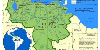 Kort af kort de venezuela